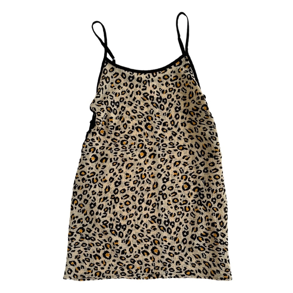 Animal Print Swimsuit Cover Dress